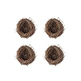 LICHENGTAI Rattan Ostern Vogelnest Deko Künstliches Osternest mit Vogelnest, Zubehör für Ostern, Basteln, Heimdekoration Ornamente für Zuhause, Oster Party, Foto Requisiten, Bastelbedarf
