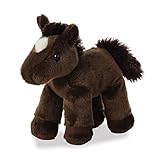 Aurora Horse Tier, 16486, Mini Flopsies Chestnut Pferd, 20cm, Plüschtier, braun