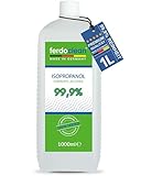 Isopropanol 99,9% 1000ml Lösungsmittel Isopropylalkohol zum Entfetten und Reinigen IPA 1L 2-Propanol