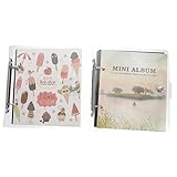 Amosfun 1 Satz Fotoalbum Pädiprotect Sichschutz Mini Photo Album Reminescence Gemüse Aufbewahrung Bilderrahmen Bücher Für Visitenkartenhalter Transparentes Album Karten Bücher Pp 2st