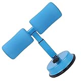 Sit-Up-Maschine, SitUp-Hilfe, Bauchtrainer, Sit-Up-Ausrüstung, Saugnapf, Haushalts-Fitness-Körperformungs-Übungsgerät (BLUE)