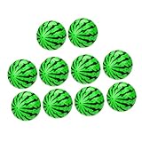 NOLITOY 10 Stück Teiliges Aufblasbares Wassermelonen Farbenfrohes Kunststoffspielzeug für Outdoor Strandspielzeug für Jungen und Mädchen