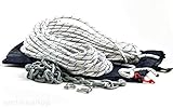 wellenshop Ankerleine Ankerseil 30 m Ø8 mm mit Kettenvorlauf Verzinkt & Kausch 2 Schäkel inkl. Kunststoff-Beutel 3,2 kg