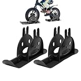 Erconsso Balance Fahrrad Schneeski,1 Paar Balance Bike Snow Scooter Ski Schlitten | Aufsatz Umrüstung für Golfwagen Walker Pfade Fahren,Für Mädchen Kleinkinder Radfahrer
