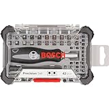 Bosch Accessories 42tlg. Schraubendreher Set Präzisions- und Standardbits (für Präzisionsschrauben, Zubehör Schrauberbits und Steckschlüssel) - Amazon Edition