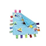 Baby-Tag Sicherheitsdecke - Plüsch Sicherheit Tröster Tag Decken, Super Soft Sicherheit Blanket Spielzeug-beste Dusche Geschenk für Baby