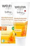 WELEDA Bio Baby Calendula Wundschutzcreme parfümfrei - Naturkosmetik Wundsalbe/Babycreme für den Schutz empfindlicher Haut im Windelbereich. Hilft bei Rötungen, gereizter Haut & Wundsein (1x 75ml)