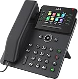 GEQUDIO GA-3 Telefon mit Anrufbeantworter - Schnurgebundenes Festnetztelefon Freisprechfunktion & Farbdisplay - Deutsche Anleitung für Router TAE oder FON Anschluss [Deutsche Version]