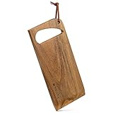 Navaris Grillspachtel aus Holz mit Flaschenöffner - Grillschaber aus Akazie - Spachtel Schieber Schaber - Grillbürste aus Holz - Holzspachtel Grill BBQ Zubehör