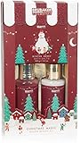 BRUBAKER Cosmetics Bade- und Dusch Geschenkset Winter Beeren Duft - 3-teiliges Pflegeset in weihnachtlicher Geschenkverpackung - Weihnachtsset für Frauen und Männer