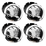OYZOQ 4 Stück Nabendeckel, 56Mm Radnabenkappen, Auto Radkappen, Radnabenabdeckung Dekorative Compatible Hochwertige, Staub- und Winddichte Reifendekoration