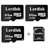 Fabrikgroßhandels-Micro-SD-Karte 512MB (0,12GB) 3er-Packung in Großpackung, geringe Kapazität, nur für MP3/alte Telefone/kleine Dateien – Nicht für Kameras/Dashcams