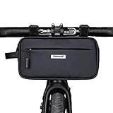 Wildken 6 in 1 Lenkertasche Fahrrad Rahmentasche, Vordertasche für Fahrrad, Fahrradtasche Klein Umhängetasche, Handtasche, Fahrradtasche mit Einstellbar Schultergurt, Wasserdicht, Fahrradzubehör