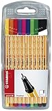 STABILO - Fineliner - point 88-10er Pack - Standardfarben