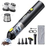 AUXITO Akku-Autostaubsauger mit hoher Leistung 14000 Pa, Handstaubsauger mit Blas- & Saugfunktion 2 IN 1, 30 Min Laufzeit, USB-C Ladung, Kleiner Staubsauger Handlich für Auto, Haus, Haustiere, Büro