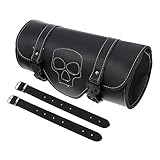 GRIRIW 1Pc Motorradtasche Für Lenker & Gepäckträger Schwarze Aufbewahrungstasche Für Werkzeug Und Zubehör Universelle Tasche Für Cruiser Und Touring Bikes