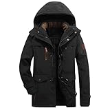 Generisch Skijacke Herren Winterjacke Warm Wasserdichte Atmungsaktiv Softshelljacke Outdoor Jacken Winterjacken Winter Jacket Men
