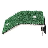 Generic Schildkröte Rampe, Verbesserung der Fitness Kleine Schildkröten -Backenplattform Linderung Stresssimulation Gras Angemessenes Klettern für Kleine Reptilien (S)
