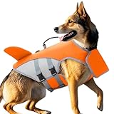 Hundeschwimmweste,Hunde Schwimmweste Mit Rettungsgriff - Schwimmhilfe Für Freiwassertraining Am See Meer Pool Beim Bootfahren Und Kajakfahren