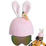XIAOXIAOYU Skihelm-Überzug, gestrickter Schutzbezug für Snowboardhelm, Winter-Kopfbedeckung für Damen, Herren, Kinder, Jugendliche, Erwachsene