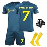 Sternstunde Trikot Sets Kinder, Hause/Auswärts Fußballtrikot für Kinder,Herren Jungen Fussball Jersey Football Trikots, Sportshirt Junge Football Training Tshirts Shorts (A01, 6-7 Jahre)