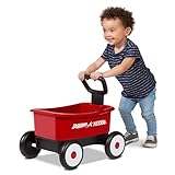 Radio Flyer Push & Pull Walker Wagon, roter 2-in-1 Spielzeug-Walker-Wagen für Kleinkinder, für 1–4 Jahre