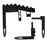 XUXHOU Golftaschen-Organizer, PP, Tragbarer Schlägerschafthalter, Eisenständer-Organizer für Outdoor-Sport, Zubehör für Tasche (Black)