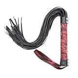 Rhabgzy Leder Peitsche Verführung Des Partners Sex Spielzeug, SM Peitsche Bondage Flogger BDSMS Toys Schneebesen Mit Vielschwänzig Erotische Reitgerte Mit Griff Und Aufhängeseil