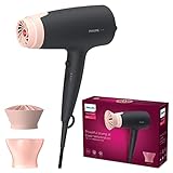 Philips Series 3000 Haartrockner mit ThermoProtect Aufsatz - 2100W, Ionisierungsfunktion, 6 Hitze- und Geschwindigkeitsstufen (Modell BHD350/10)