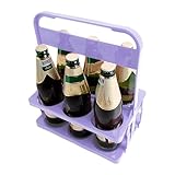 Flaschenträger – Isolierte Tragetasche für Bierhalter, wiederverwendbarer 6er-Taschen- | Leichte Getränke-Organizer-Tasche, kompakter Getränkeaufbewahrungsgriff für Picknick, Camping, Grillen, Re