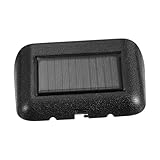 MAGICLULU Solarbetriebene Leuchtende Auto uhr mit Hochpräzisem Elektronischem Timer Vibrationsaktiviert Kabelloses Design Wiederaufladbar per Solar Micro USB ladung mit Temperatur