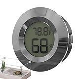 laxreheye Temperatur- und Feuchtigkeitsmonitor, Temperatur- und Feuchtigkeitsmonitor - Digitales Hygrometer Thermo Hygrometer - kleines rundes Hygrometer mit Feuchtigkeitsmessgerät