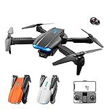 Msuiiixcccc Faltbare Drohne Quadcopter Drohne 4K Dual HD Kamera Dreiseitige Hindernisvermeidung WiFi FPV Professioneller faltbarer Quadrocopter (Farbe: Schwarz 4K Kamera 2B Größe: 1) (Schwarz Keine