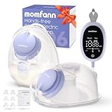 MOMFANN Elektrische Milchpumpe, Freisprecheinrichtung, Violett