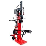 CROSSFER Holzspalter LS22T-PTO+E400V inkl. Hydraulische Seilwinde 490Kg Zugleistung / 22 Tonnen Spaltkraft / 110cm Spaltlänge/Zapfwellenantrieb Dreipunkt + Elektromotor 5,1kW 400V / 2 Hand Bedienung