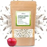 RheinNatur Apfelessig-Kapseln 210 Stück - Reines Apfelessig-Pulver mit pflanzlicher Kapselhülle, vegan - 70 Tage Vorrat