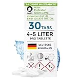 Wicked Chili Wasserreinigungstabletten (30 Tabletten) Wasserentkeimung 4-5 Liter Trinkwasser Wasseraufbereitung Wohnwagen Camping Wandern, Trinkwasseraufbereitung Reiseapotheke, Notfall Ausrüstung