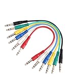 Adam Hall Cables 3 STAR BVV 0060 SET Patchkabel 6er SetKlinke TRS | 0.6 m