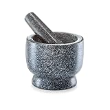 Zeller 24500 Mörser und Stößel Set, Granit, anthrazit