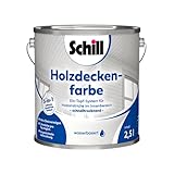 Schill Holzdeckenfarbe weiß (2,5 Liter)