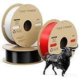 PLA Filament Pro, Hyper PLA Hochgeschwindigkeits-3D-Druckerfilament, 1,75 mm Schwarz Weiß Rot 3 kg Filament 3D-Druckmaterialien, Maßgenauigkeit +/- 0,03 mm, kompatibel mit den meisten FDM-Druckern
