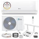 Kältebringer Split Klimaanlage - 9000 BTU (2,6 kW) - Inverter Klimagerät mit Heizfunktion, WiFi und App - bis 45qm - sehr leise - Set: 5m Kupferleitung, Kältemittel R32, Montagematerial
