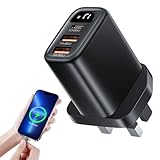 Ladeblöcke tragbarer USB, schneller USB -C -Ladegerät Block,Multi-Port-Schnell-Lade-Block - 17W Sicherheitsstation mit Digitalanzeige für Geräte, tragbarer Steckeradapter für Smartphones