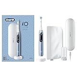 Oral-B iO Serie 9 Elektrische Bürste, Sonderedition, Kombiniert mit Oral-B Mobiler Anwendung, mit Magnet iO, Reisetasche mit Ladefunktion, Kosmetiktasche, Blau