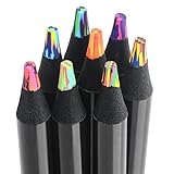 nsxsu Ostergeschenke Kinder, 8 Farben Regenbogenstifte, Jumbo Buntstifte Ostern Basteln Kinder Erwachsene, Mehrfarbige Stifte für Kunst, Zeichnen, Färben, Skizzieren, Ostern Geschenke