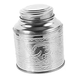 WEKADRIN Teedose Luftdicht mit Praktischem Deckel Tragbarer Loser Teeaufbewahrungsbehälter Langlebiger Kanister für Tee Kaffee und Trockenfrüchte Modernes Design Passend für Küche und