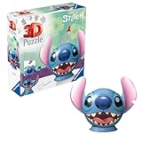 Ravensburger 3D Puzzle 11574 - Puzzle-Ball Stitch - Puzzleball mit ansteckbaren Ohren - für kleine und große Stitch und Disney Fans ab 6 Jahren