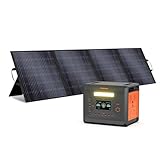 Greenery Tragebare Powerstation 2500W mit 200W Solarpanel, Solar Generator 2304Wh LiFePO4 Akku, mit 12 Ports 99% Geräte erfüllt, 4000+Ladezyklen,230V, Powerstation für Camping,Draußen,Wohnmobil