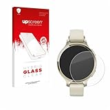 upscreen Schutzglas für Garmin Lily 2 Active Schutzfolie, Glas-Folie [Klar, 9H Panzerschutz, Anti-Fingerprint]