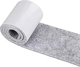 Filzgleiter Selbstklebend, 5m Selbstklebendes Filzband, 3cm Breit Leicht Zuschneidbar Filzgleiter Rolle, Strapazierfähiges Filzband, Filzstreifen Zum Schutz Von Holzböden Und Stühlen
